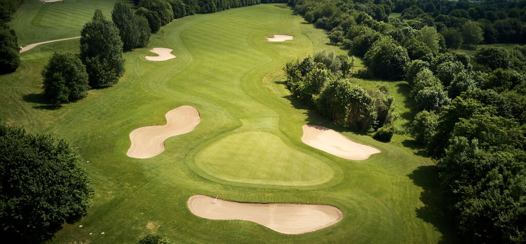 Golfanlage Vogelperspektive